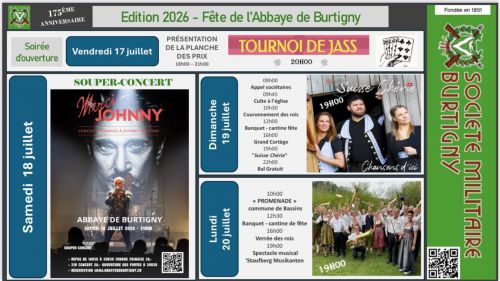 Programme de l'Abbaye 2026